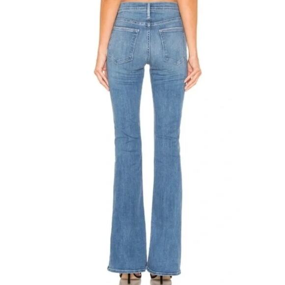 Frame Blue Le High Flare Jeans In Free Bird Size 26 - Picture 2 of 6